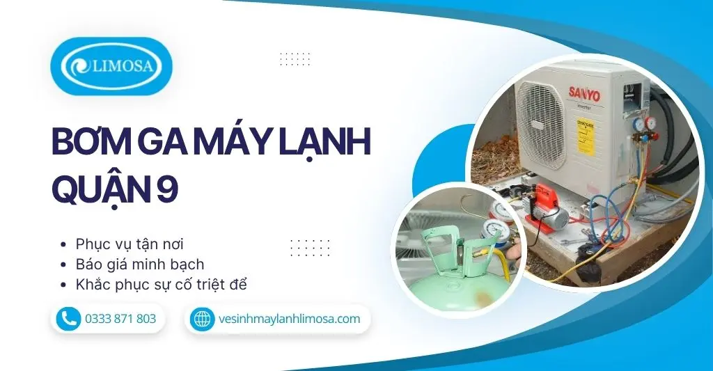 Bơm Ga Máy Lạnh Quận 9