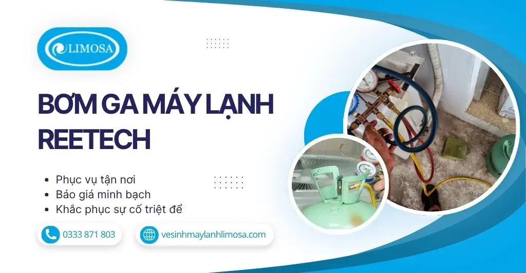 Bơm Ga Máy Lạnh Reetech