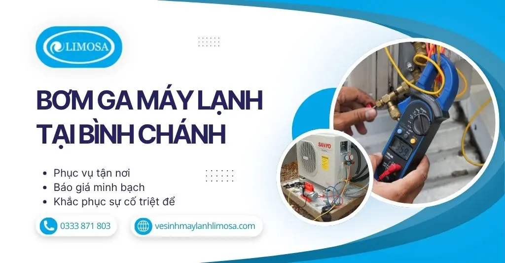 Bơm Ga Máy Lạnh Tại Bình Chánh
