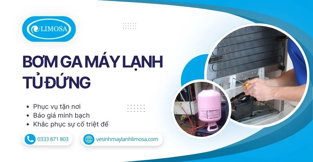 Bơm Ga Máy Lạnh Tủ Đứng