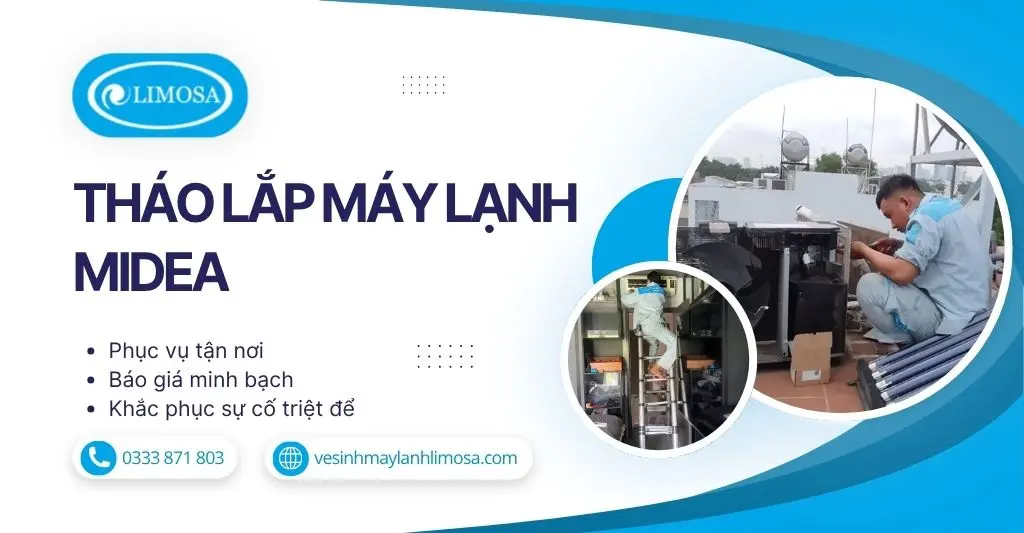 Tháo Lắp Máy Lạnh Midea