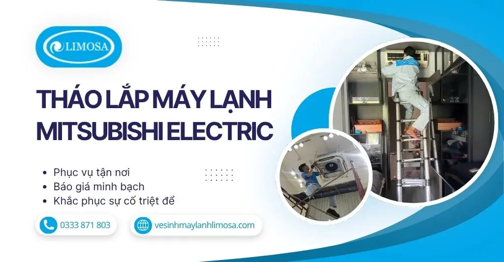 Tháo Lắp Máy Lạnh Mitsubishi Electric