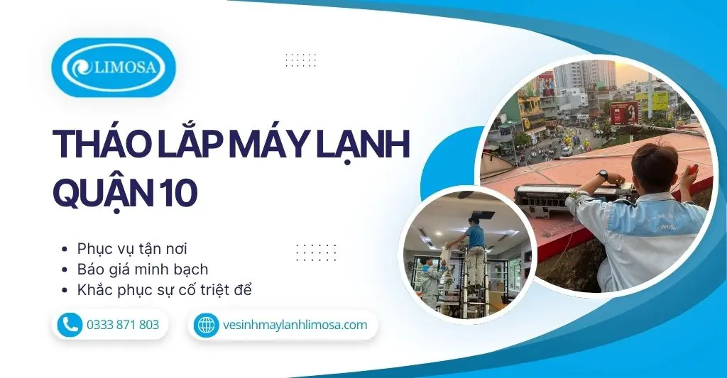 Tháo Lắp Máy Lạnh Quận 10