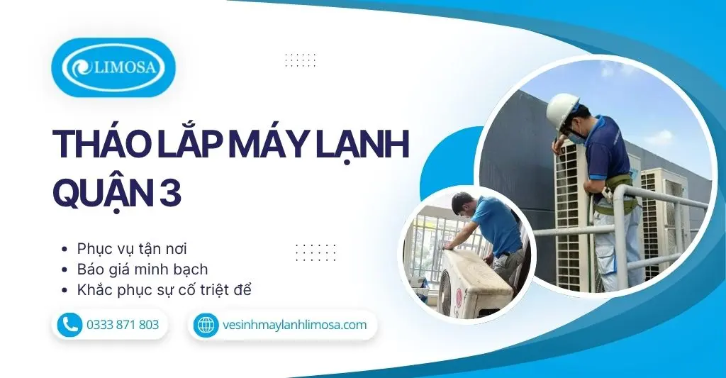 Tháo Lắp Máy Lạnh Quận 3