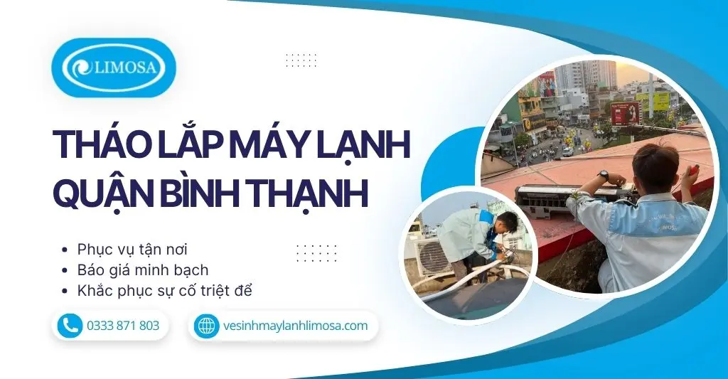 Tháo Lắp Máy Lạnh Quận Bình Thạnh