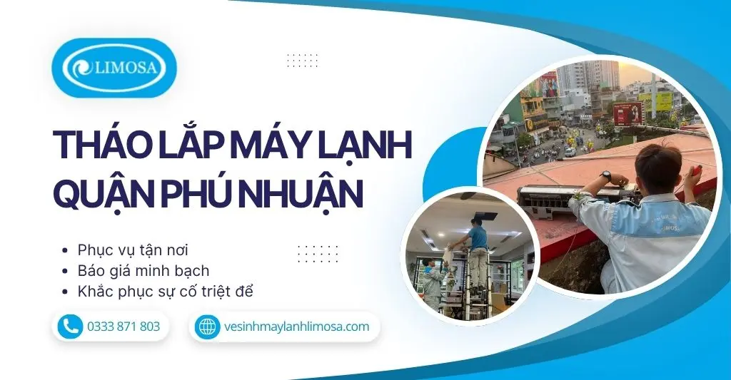 Tháo Lắp Máy Lạnh Quận Phú Nhuận