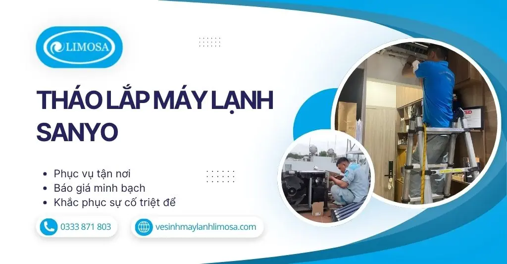 Tháo Lắp Máy Lạnh Sanyo