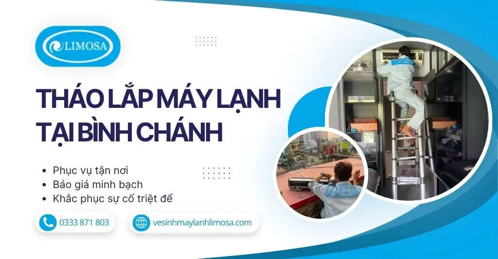 Tháo Lắp Máy Lạnh Tại Bình Chánh