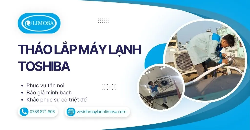 Tháo Lắp Máy Lạnh Toshiba