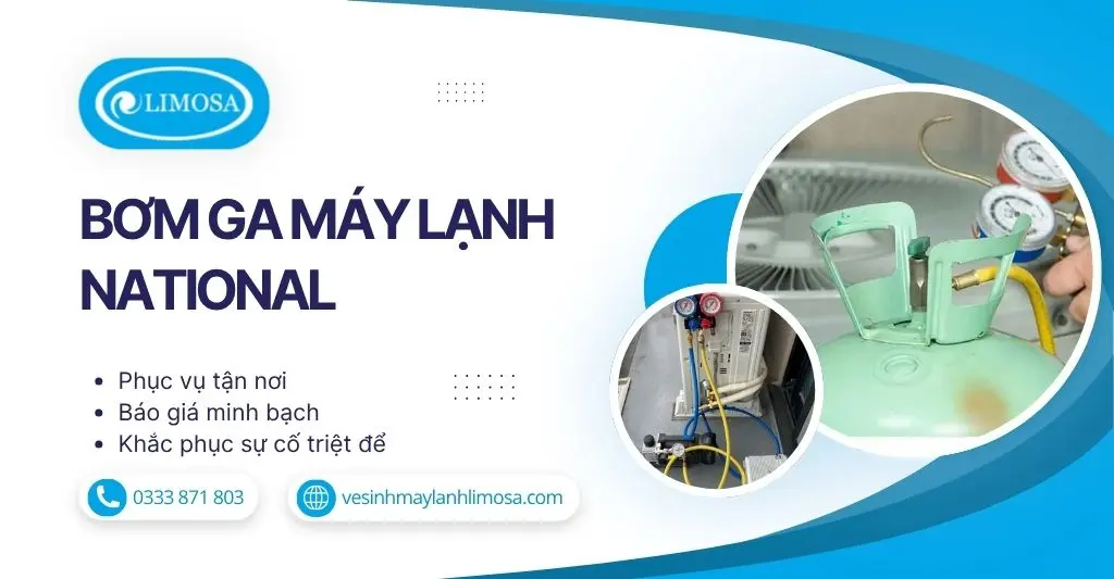 Bơm Ga Máy Lạnh National
