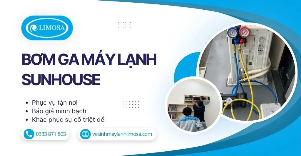 Bơm Ga Máy Lạnh Sunhouse