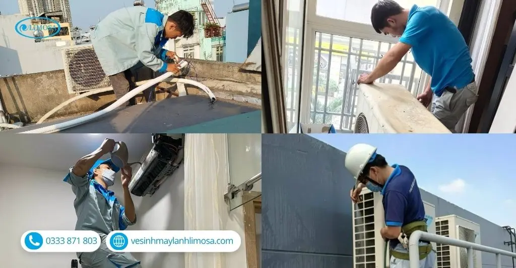 Lý do nên chọn dịch vụ bảo trì máy lạnh tại Trung tâm Vệ Sinh Máy Lạnh Limosa