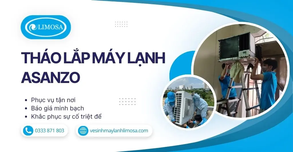 Tháo Lắp Máy Lạnh Asanzo