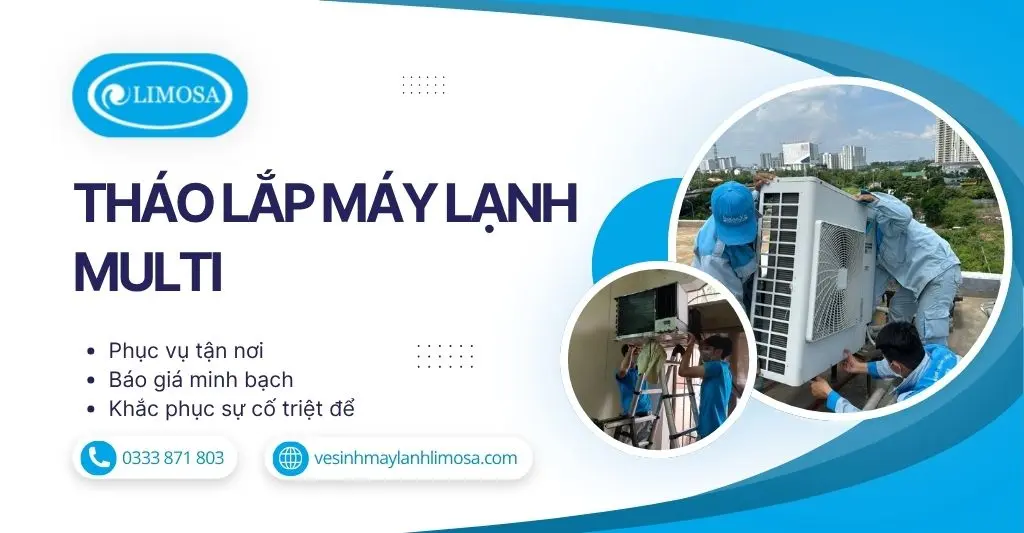 Tháo Lắp Máy Lạnh Multi